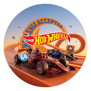 CAPA PAINEL REDONDO HOT WHEELS | TECIDO PREMIUM  | VÁRIOS MODELOS - 1.50X1.50M E 50X50CM