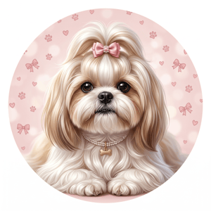 CAPA PAINEL REDONDO PET ANIMAIS | TECIDO PREMIUM  | VÁRIOS MODELOS - 1.50X1.50M E 50X50CM