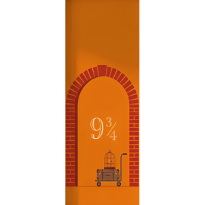 CAPA PAINEL PORTA HARRY POTTER | TECIDO PREMIUM  | VÁRIOS MODELOS - 85cm x 2.10M
