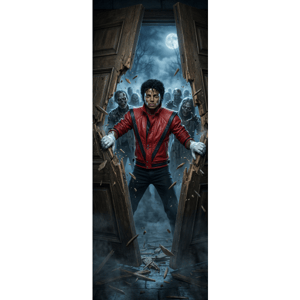 CAPA PAINEL PORTA MICHAEL JACKSON | TECIDO PREMIUM  | VÁRIOS MODELOS - 85cm x 2.10M