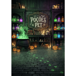 CAPA FUNDO FOTOGRÁFICO PET HALLOWEEN | TECIDO PREMIUM  | VÁRIOS MODELOS. - 1.20X1.70M