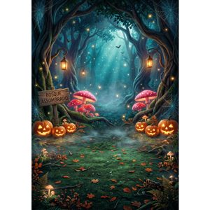 CAPA FUNDO FOTOGRÁFICO PET HALLOWEEN | TECIDO PREMIUM  | VÁRIOS MODELOS. - 1.20X1.70M