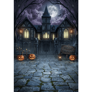 CAPA FUNDO FOTOGRÁFICO PET HALLOWEEN | TECIDO PREMIUM  | VÁRIOS MODELOS. - 1.20X1.70M