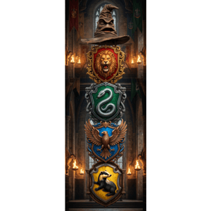 CAPA PAINEL PORTA HARRY POTTER | TECIDO PREMIUM  | VÁRIOS MODELOS - 85cm x 2.10M