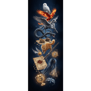 CAPA PAINEL PORTA HARRY POTTER | TECIDO PREMIUM  | VÁRIOS MODELOS - 85cm x 2.10M