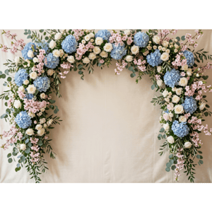CAPA FUNDO FOTOGRÁFICO HORIZONTAL FLORAL | TECIDO PREMIUM  | VÁRIOS MODELOS - 2.20X1.50M