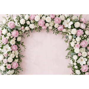 CAPA FUNDO FOTOGRÁFICO HORIZONTAL FLORAL | TECIDO PREMIUM  | VÁRIOS MODELOS - 2.20X1.50M