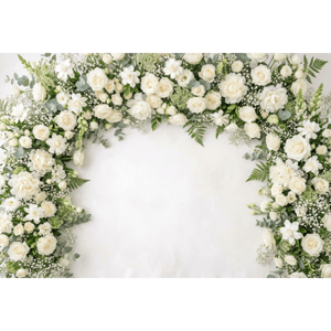CAPA FUNDO FOTOGRÁFICO HORIZONTAL FLORAL | TECIDO PREMIUM  | VÁRIOS MODELOS - 2.20X1.50M