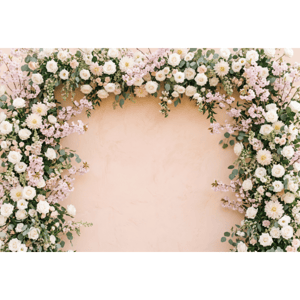 CAPA FUNDO FOTOGRÁFICO HORIZONTAL FLORAL | TECIDO PREMIUM  | VÁRIOS MODELOS - 2.20X1.50M