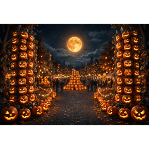 CAPA FUNDO FOTOGRÁFICO HORIZONTAL HALLOWEEN | TECIDO PREMIUM | VÁRIOS MODELOS - 1.50X2.20CM
