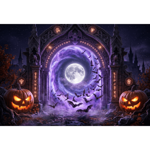 CAPA FUNDO FOTOGRÁFICO HORIZONTAL HALLOWEEN | TECIDO PREMIUM | VÁRIOS MODELOS - 1.50X2.20CM