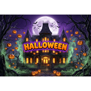 CAPA FUNDO FOTOGRÁFICO HORIZONTAL HALLOWEEN | TECIDO PREMIUM | VÁRIOS MODELOS - 1.50X2.20CM