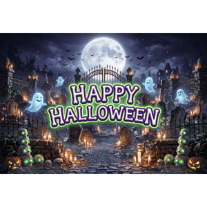 CAPA FUNDO FOTOGRÁFICO HORIZONTAL HALLOWEEN | TECIDO PREMIUM | VÁRIOS MODELOS - 1.50X2.20CM
