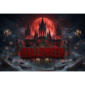 CAPA FUNDO FOTOGRÁFICO HORIZONTAL HALLOWEEN | TECIDO PREMIUM | VÁRIOS MODELOS - 1.50X2.20CM