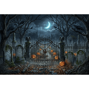 CAPA FUNDO FOTOGRÁFICO HORIZONTAL HALLOWEEN | TECIDO PREMIUM | VÁRIOS MODELOS - 1.50X2.20CM
