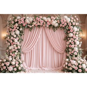 CAPA FUNDO FOTOGRÁFICO HORIZONTAL FLORAL | TECIDO PREMIUM  | VÁRIOS MODELOS - 2.20X1.50M