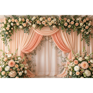 CAPA FUNDO FOTOGRÁFICO HORIZONTAL FLORAL | TECIDO PREMIUM  | VÁRIOS MODELOS - 2.20X1.50M
