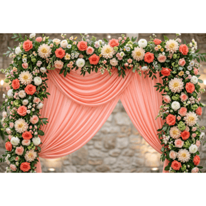 CAPA FUNDO FOTOGRÁFICO HORIZONTAL FLORAL | TECIDO PREMIUM  | VÁRIOS MODELOS - 2.20X1.50M