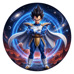 CAPA PAINEL REDONDO ANIME DRAGON BALL Z| TECIDO PREMIUM  | VÁRIOS MODELOS - 1.50X1.50M E 50X50CM