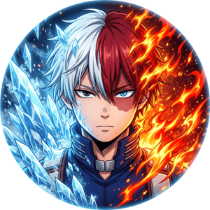 CAPA PAINEL REDONDO ANIME BOKU NO HERO | TECIDO PREMIUM  | VÁRIOS MODELOS - 1.50X1.50M E 50X50CM
