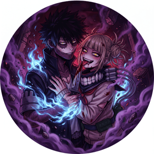 CAPA PAINEL REDONDO ANIME BOKU NO HERO | TECIDO PREMIUM  | VÁRIOS MODELOS - 1.50X1.50M E 50X50CM