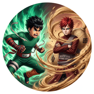CAPA PAINEL REDONDO ANIME NARUTO| TECIDO PREMIUM  | VÁRIOS MODELOS - 1.50X1.50M E 50X50CM
