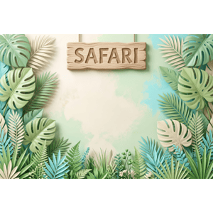 CAPA FUNDO FOTOGRÁFICO HORIZONTAL SAFARI | TECIDO PREMIUM | VÁRIOS MODELOS - 1.50X2.20CM