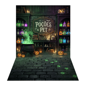 CAPA FUNDO FOTOGRÁFICO PET HALLOWEEN | TECIDO PREMIUM  | VÁRIOS MODELOS. - 1.20X1.70M