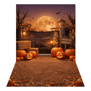 CAPA FUNDO FOTOGRÁFICO PET HALLOWEEN | TECIDO PREMIUM  | VÁRIOS MODELOS. - 1.20X1.70M
