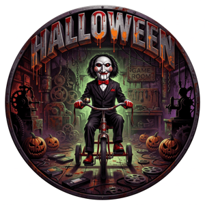 CAPA PAINEL REDONDO HALLOWEEN DIA DAS BRUXAS | TECIDO PREMIUM  | VÁRIOS MODELOS - 1.50X1.50M E 50X50CM