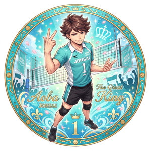 CAPA PAINEL REDONDO ANIME HAIKYUU | TECIDO PREMIUM  | VÁRIOS MODELOS - 1.50X1.50M E 50X50CM
