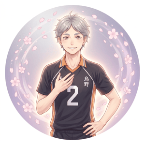 CAPA PAINEL REDONDO ANIME HAIKYUU | TECIDO PREMIUM  | VÁRIOS MODELOS - 1.50X1.50M E 50X50CM