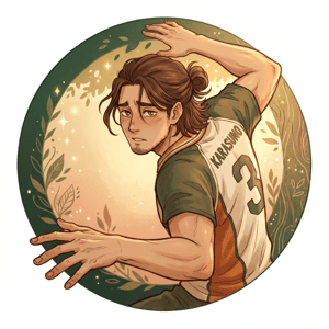 CAPA PAINEL REDONDO ANIME HAIKYUU | TECIDO PREMIUM  | VÁRIOS MODELOS - 1.50X1.50M E 50X50CM