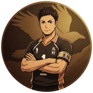 CAPA PAINEL REDONDO ANIME HAIKYUU | TECIDO PREMIUM  | VÁRIOS MODELOS - 1.50X1.50M E 50X50CM