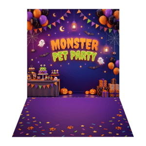 CAPA FUNDO FOTOGRÁFICO PET HALLOWEEN | TECIDO PREMIUM  | VÁRIOS MODELOS. - 1.20X1.70M