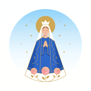 CAPA PAINEL REDONDO NOSSA SENHORA APARECIDA | TECIDO PREMIUM  | VÁRIOS MODELOS - 1.50X1.50M E 50X50CM