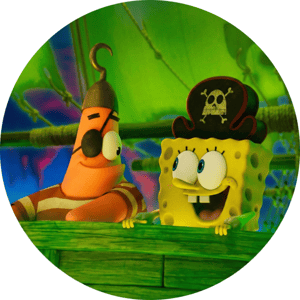 CAPA PAINEL REDONDO BOB ESPONJA | TECIDO PREMIUM  | VÁRIOS MODELOS - 1.50X1.50M E 50X50CM