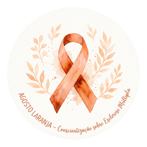 CAPA PAINEL REDONDO AGOSTO LARANJA | TECIDO PREMIUM  | VÁRIOS MODELOS - 1.50X1.50M E 50X50CM