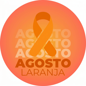 CAPA PAINEL REDONDO AGOSTO LARANJA | TECIDO PREMIUM  | VÁRIOS MODELOS - 1.50X1.50M E 50X50CM