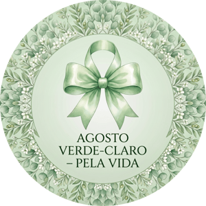 CAPA PAINEL REDONDO AGOSTO VERDE CLARO| TECIDO PREMIUM  | VÁRIOS MODELOS - 1.50X1.50M E 50X50CM