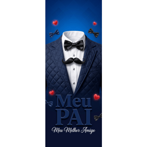 CAPA PAINEL PORTA DIA DOS PAIS | TECIDO PREMIUM  | VÁRIOS MODELOS - 85cm x 2.10M