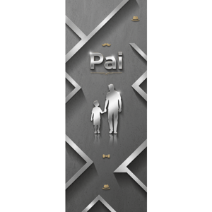 CAPA PAINEL PORTA DIA DOS PAIS | TECIDO PREMIUM  | VÁRIOS MODELOS - 85cm x 2.10M