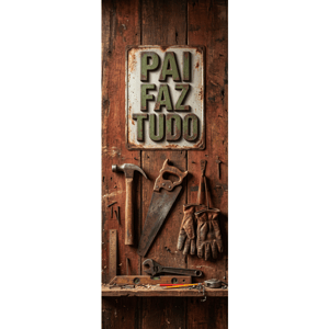 CAPA PAINEL PORTA DIA DOS PAIS | TECIDO PREMIUM  | VÁRIOS MODELOS - 85cm x 2.10M