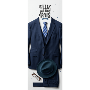 CAPA PAINEL PORTA DIA DOS PAIS | TECIDO PREMIUM  | VÁRIOS MODELOS - 85cm x 2.10M