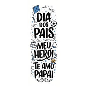 CAPA PAINEL PORTA DIA DOS PAIS | TECIDO PREMIUM  | VÁRIOS MODELOS - 85cm x 2.10M