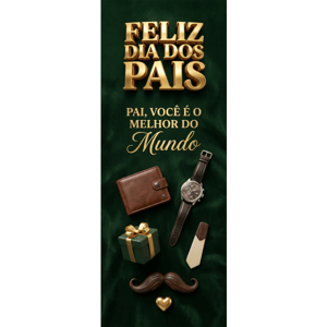 CAPA PAINEL PORTA DIA DOS PAIS | TECIDO PREMIUM  | VÁRIOS MODELOS - 85cm x 2.10M