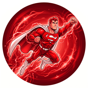 CAPA PAINEL REDONDO SUPERMAN KRIPTO SUPER HOMEM  | TECIDO PREMIUM  | VÁRIOS MODELOS - 1.50X1.50M E 50X50CM