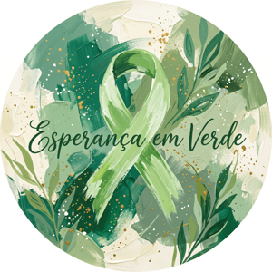 CAPA PAINEL REDONDO AGOSTO VERDE CLARO| TECIDO PREMIUM  | VÁRIOS MODELOS - 1.50X1.50M E 50X50CM