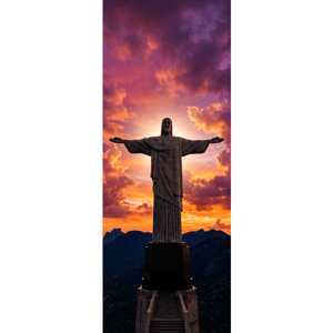 CAPA PAINEL PORTA PAISAGENS | TECIDO PREMIUM  | VÁRIOS MODELOS - 85cm x 2.10M