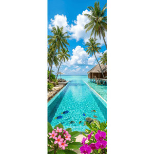CAPA PAINEL PORTA PAISAGENS | TECIDO PREMIUM  | VÁRIOS MODELOS - 85cm x 2.10M